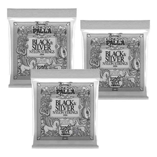 Ernie Ball P 06 Ernesto Palla Juego Corbata Nailon (3 Color