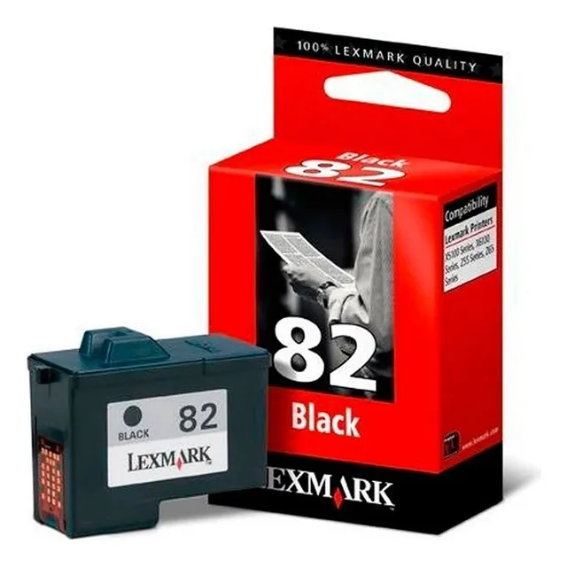Cartucho De Tinta Lexmark 82 Color Negro