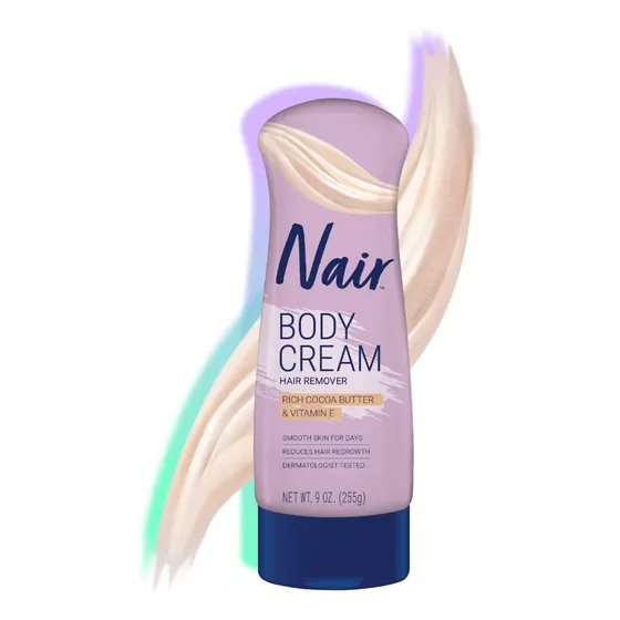 Agente De Depilación Nair Lotion, Manteca De Cacao Y Vitamin