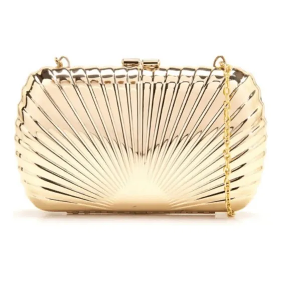 Bolsa Clutch Festa Formato Concha Casamentos Madrinhas