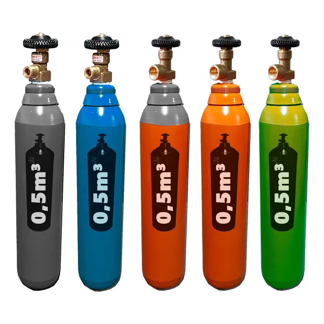 Cilindro 0,5m³ 3.3 Lt. 2.5kg R075. D114 P/gas Sello Iram