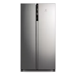 Geladeira Electrolux Frost Free Inverter 435l Efficient Com Autosense Side By Side Cor Inox Look Is4s 110v Geladeira Electrolux Frost Free Inverter 435l Efficient Com Autosense Side By Side Cor Inox Look Is4s 110v