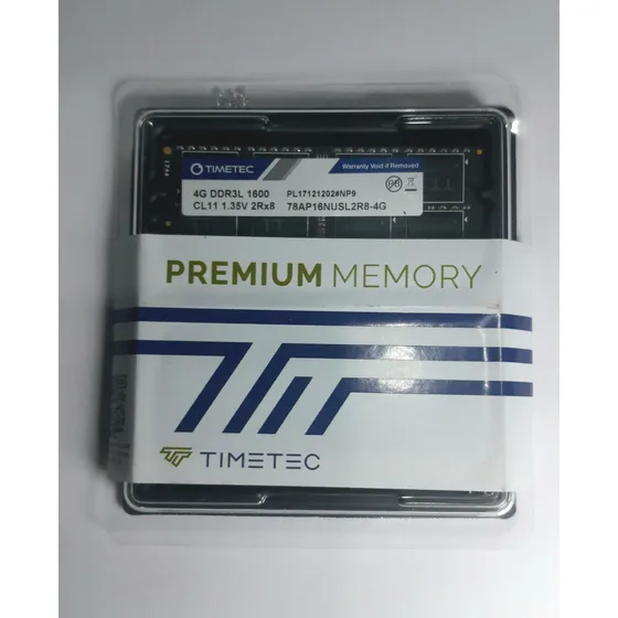 Memoria Ram Laptop Timetec 8gb Ddr3l Pc3l-12800 1600mhz