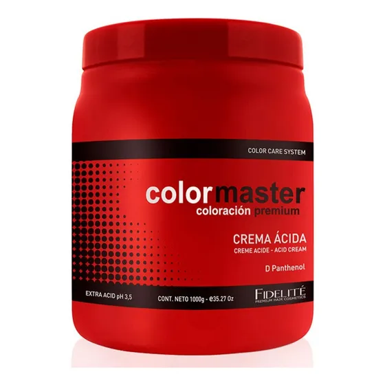 Mascara Crema De Baño Fidelite Extra Acida Color Master 1kg