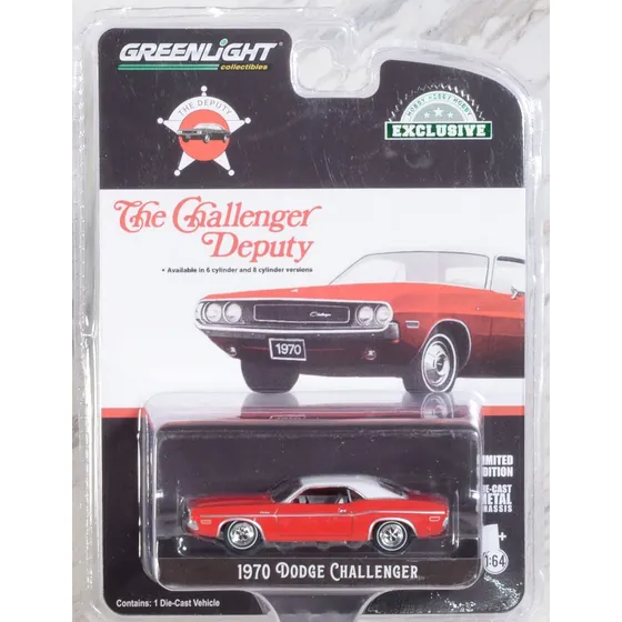 The Challenger Deputy - Rojo Brillante Techo Blanco Hobby