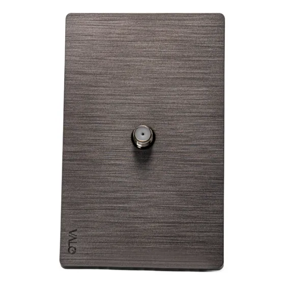 Placa Valo Slim Con Toma De Televisión