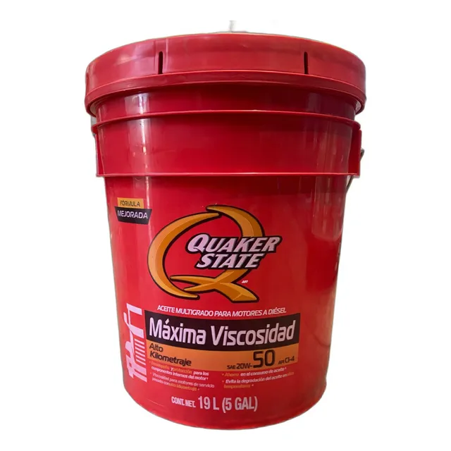 Aceite Quaker State Máxima Viscosidad Sae 20w-50 Cubeta 19l