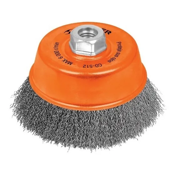 Cepillo Alambre Ondulado T/copa 5x14mm Truper