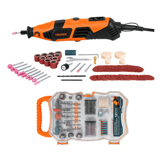Herramienta Rotativa 150 W + 121 Accesorios, Truper Herramienta Rotativa 150 W + 121 Accesorios, Truper