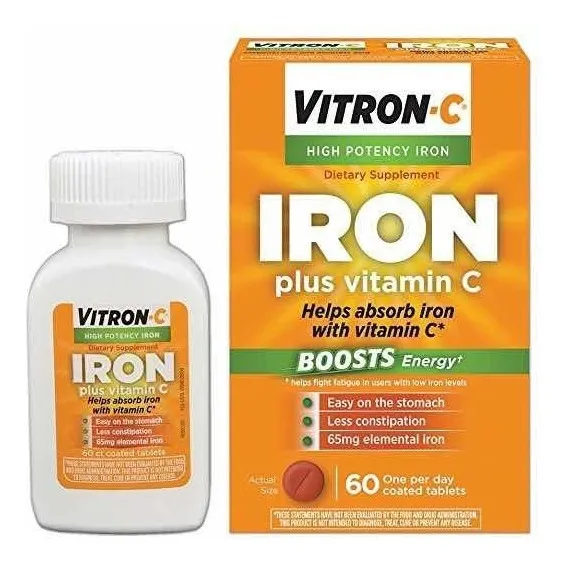 Vitron C - Hierro + Vitamina C De Alta Absorción