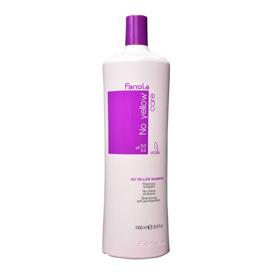 Fanola Champú No Yellow 1000ml - Tratamiento Matizador
