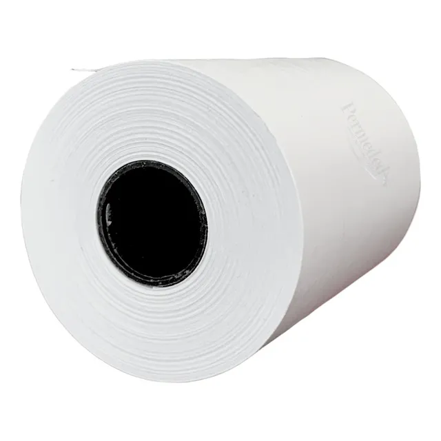 30 Rollos De Papel Termico 57x45 Mm Para Impresora De 58mm Color Negro