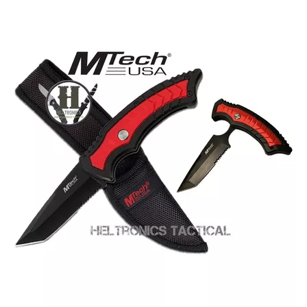 Cuchillo Tactico 2 Posiciones Pua Mtech Usa Mt-20-22rd Vaina