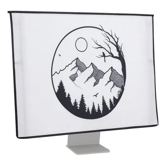 Funda Para Monitor 24 26  Almacenamiento Adicional Relajarse