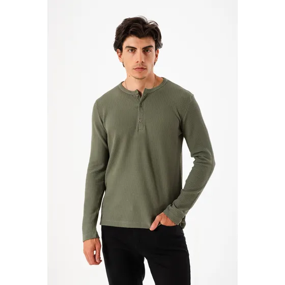 Remera District Sauce Tela Waffle Con Cartera
