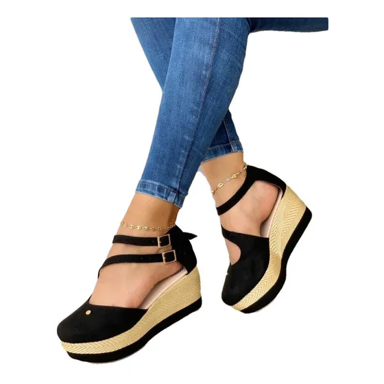 Sandalias Para Dama. Plataforma Elegante Para Mujer 35/40 St