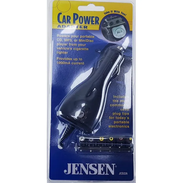 Adaptador Corriente Encendedor Universal Jensen Carro 1000ma