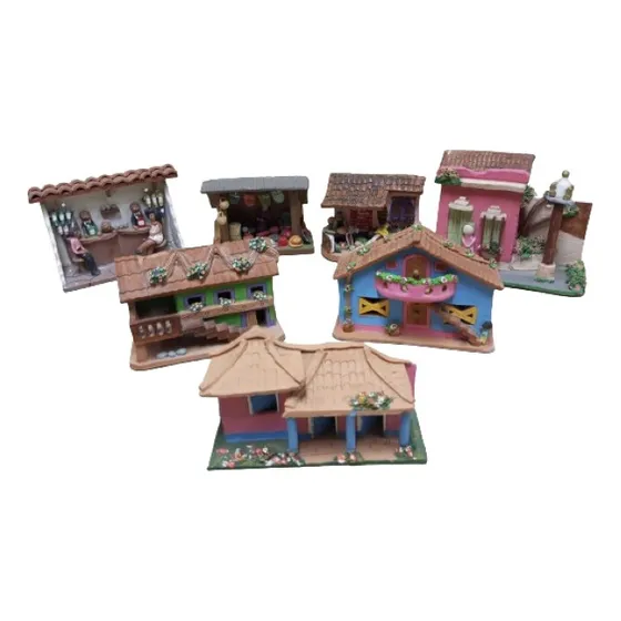 Casas Artesanales Grandes - Pared - Decoracion - Hogar