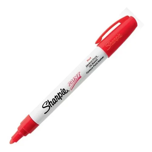 Marcador Paint Base Aceite Punta Media Sharpie Escoger Color Color Rojo