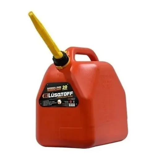 Tanque Nafta Bidon Portatil 20l Con Pico Vertedor Naranja