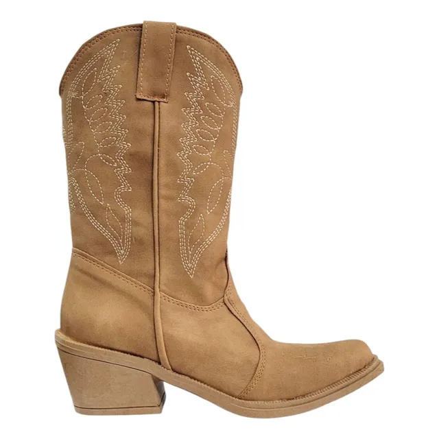 Botas Texanas Mujer Caña Alta