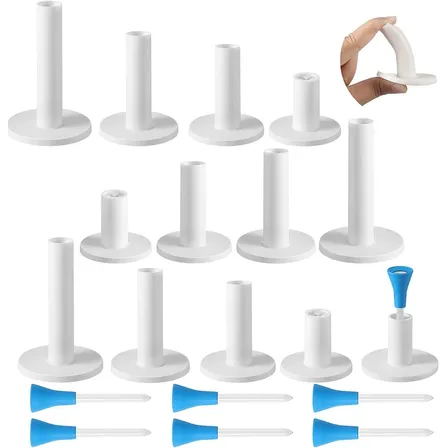 De 12 Tees De Goma Para Golf, Tees De Golf De Goma, T...