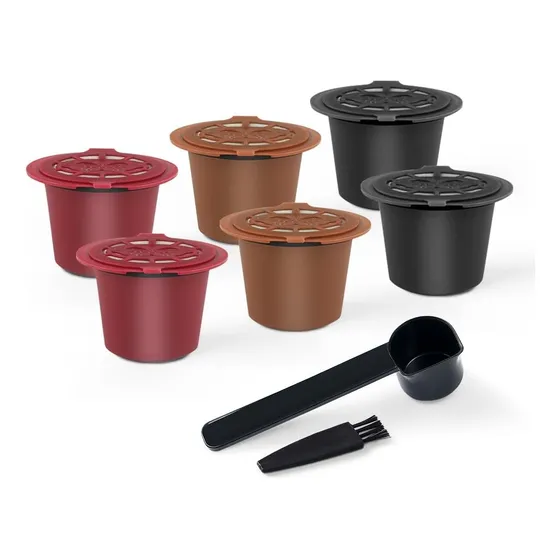 Cápsula Para Nespresso Reutilizable X 3 + Cuchara + Brocha