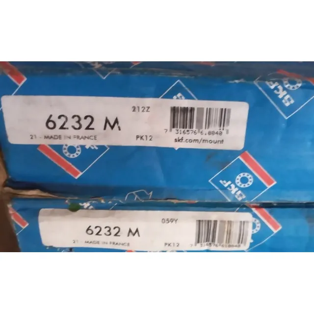 Rodamiento 6232 M Skf 