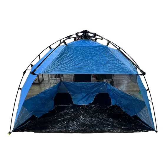 Carpa Playera Automática Armado En 15s Aire Libre Ttc Color Azul
