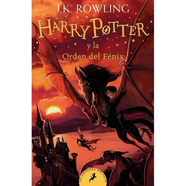 Harry Potter y la Orden del Fénix, de J. K. Rowling. Editorial SALAMANDRA BOLSILLO, tapa blanda en español, 2020