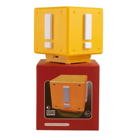 Mario Bros Luz Led - Con Sonido Del Juego Recargable Usb Up!