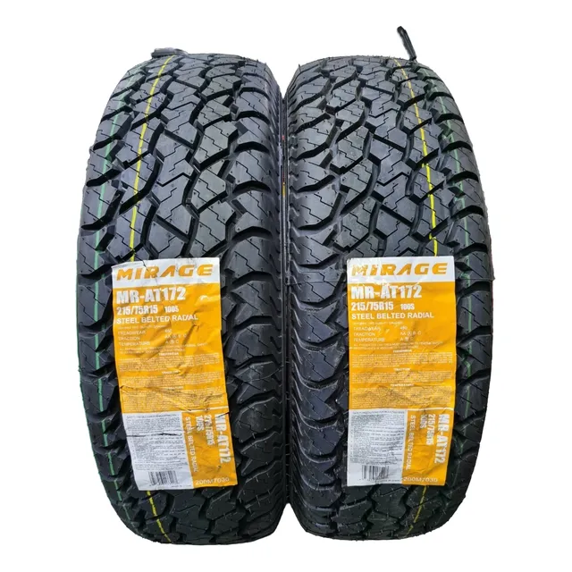 Paquete De 2 Llantas 215/75 R15 Mirage Mr-at172 100s Msi