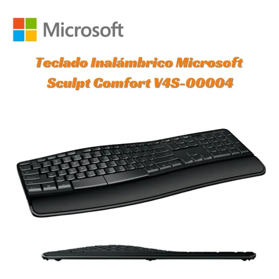 Teclado Microsoft Sculpt Comfort Inalambrico V4s-0004