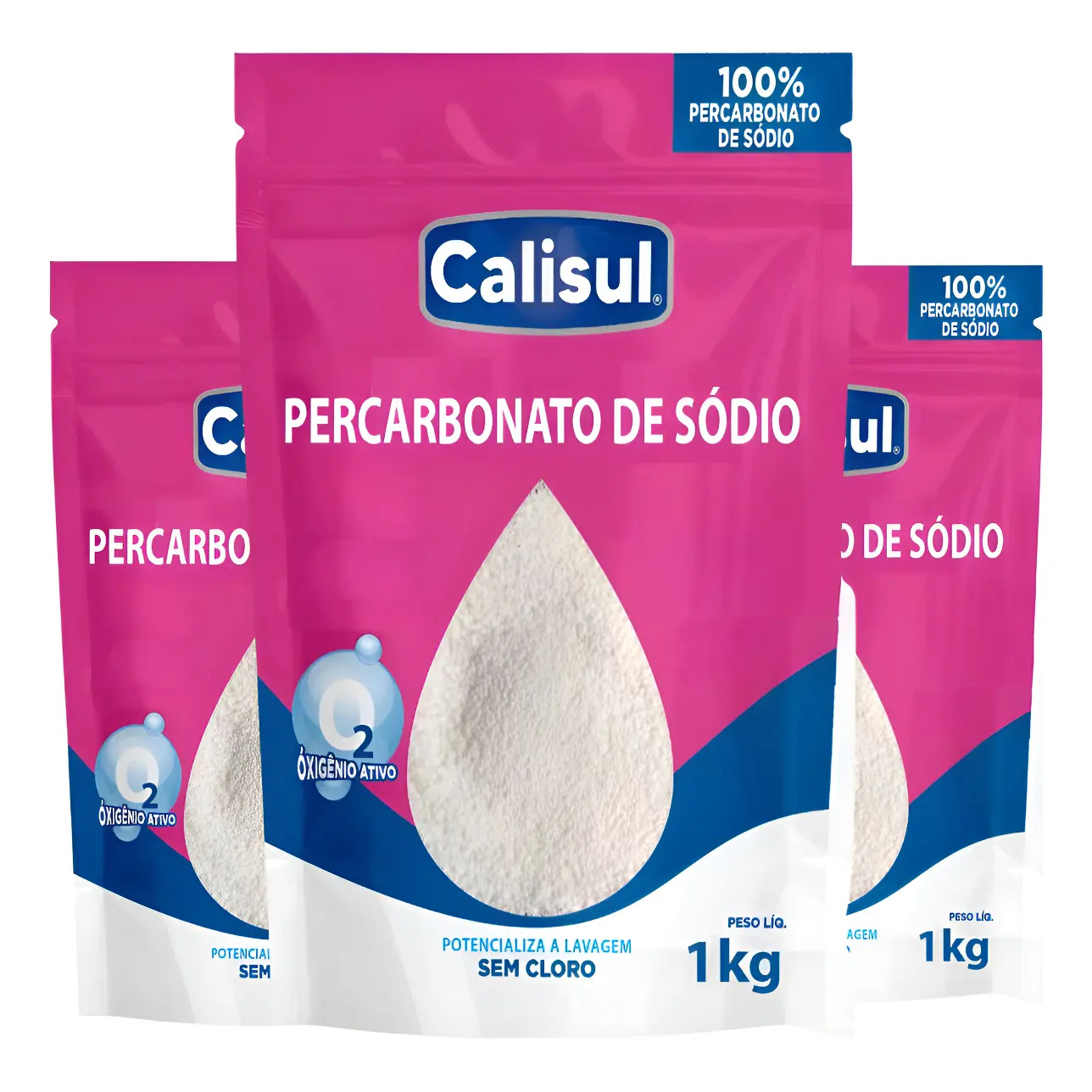 Percarbonato De Sódio Tira Mancha 100% Poder O2 Calisul 3 Kg N/d