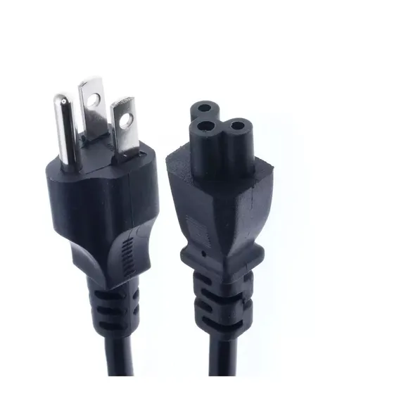 Cable De Corriente Para Cargador De Laptop Tres Polos Mickey