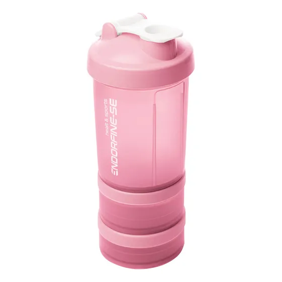 Coqueteleira Shaker Whey 3 Em 1 - 650ml - Compartimentos