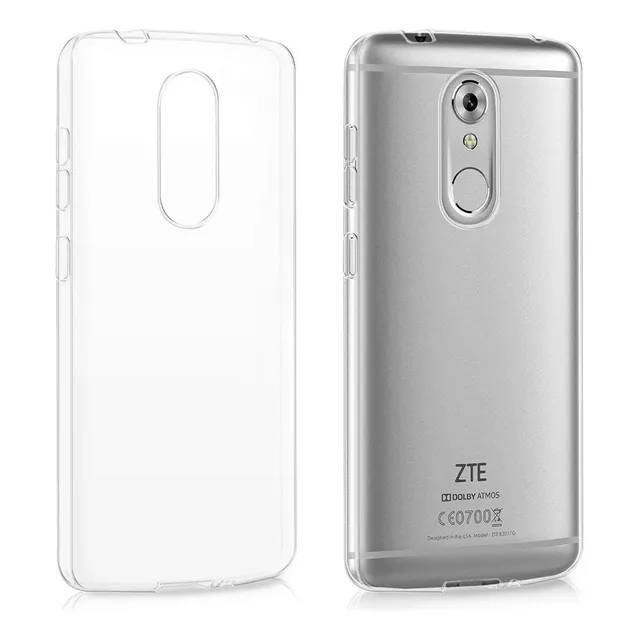 Funda De Silicona Para Celular Zte Axon 7 Mini Transparente