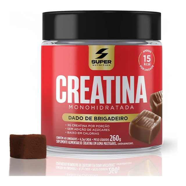 Creatina Monohidratada Dado Brigadeiro Super Nutrition 40un Creatina Monohidratada Dado Brigadeiro Super Nutrition 40un