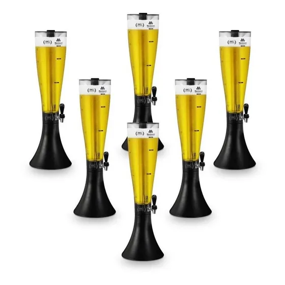 6 Torres De Chopp Tulipa 3,5l Super Gelada - Marchesoni N