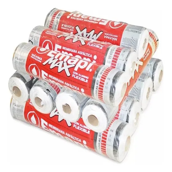 Membrana Asfáltica C/ Aluminio Flexible 35kg Emapi W400 Univ