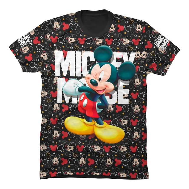 Camiseta Mickey Mouse Disney Exclusiva Niño Unisex 