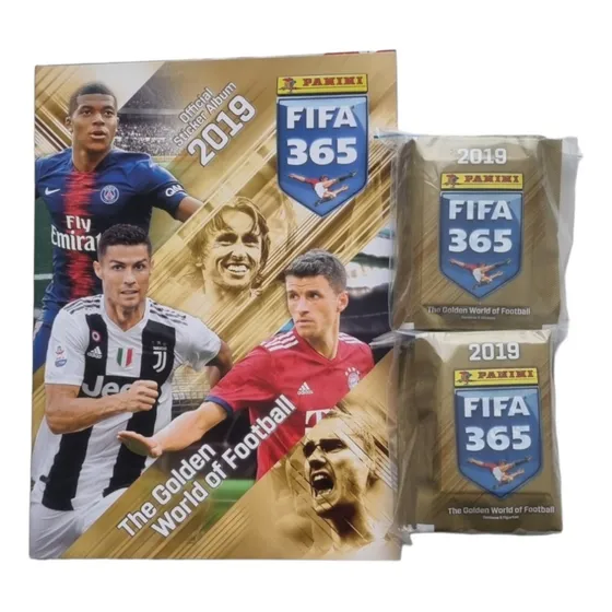 Álbum Vacío Y 100 Sobres Sellados Fifa 365 2019 Panini 