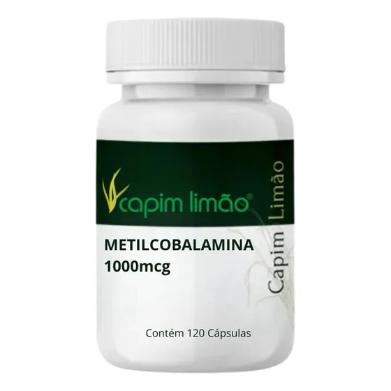 Metilcobalamina 1000mcg 120 Cápsulas