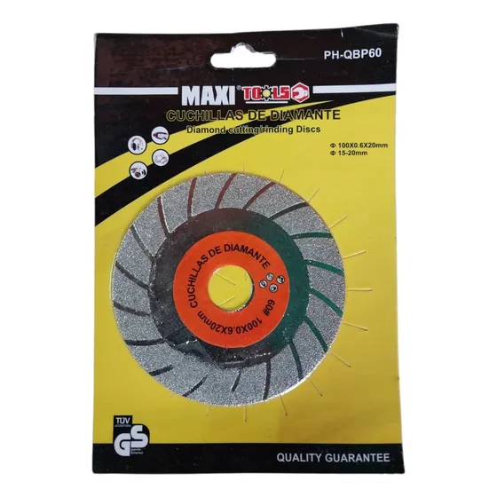 Disco De Corte Diamantado # 60 Para Vidrio. Maxi Tools X3