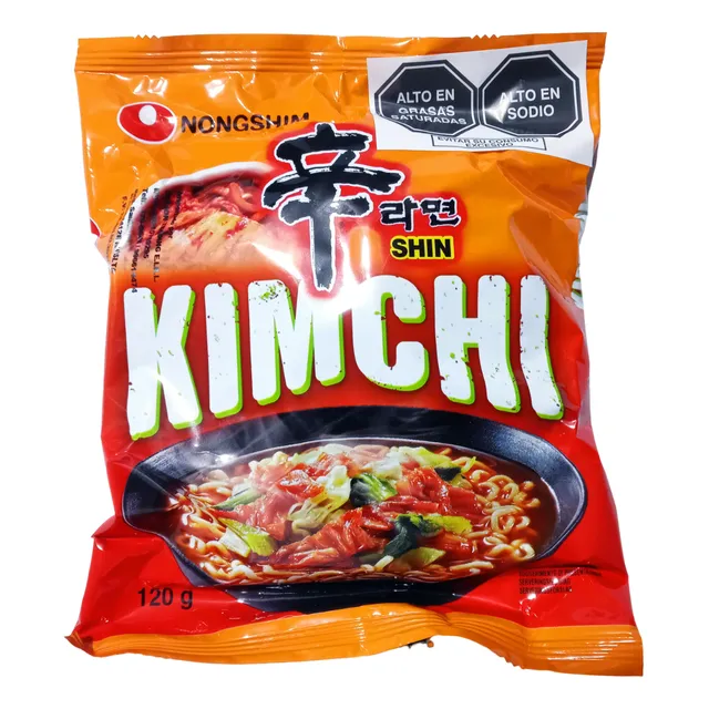 Fideos Instantaneos Sopa Sabor Shin Kimchi 120gr Nongshim