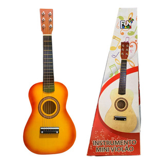 Violão Madeira Kids Realista Acústico Cordas Nylon + Palheta Violão Madeira Kids Realista Acústico Cordas Nylon + Palheta