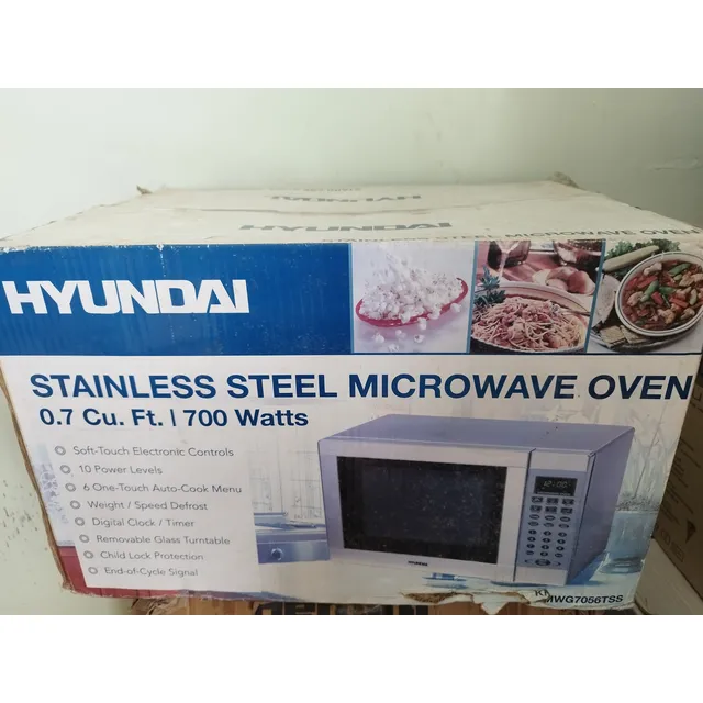 Microondas Nuevo En Acero Inoxidable Y Espejo