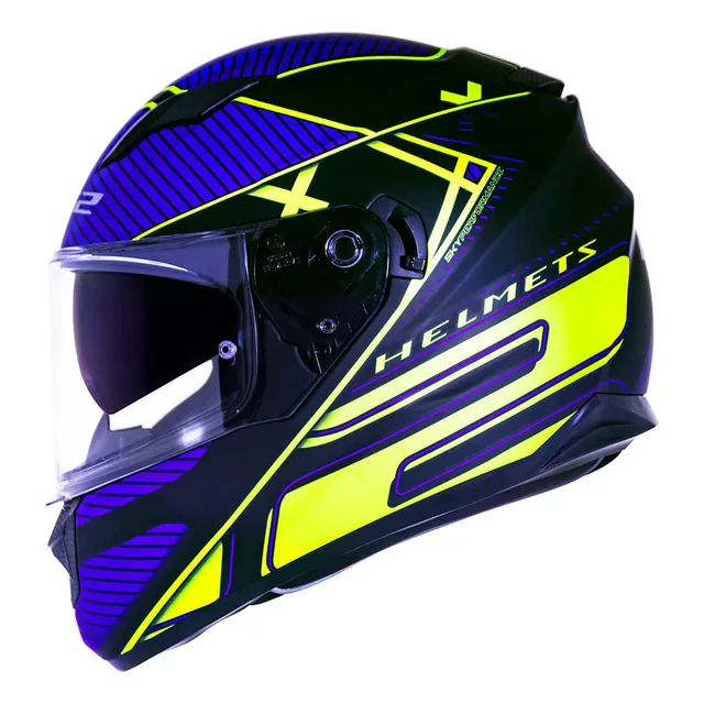 Capacete Com Óculos Solar Ls2 Ff320 Stream Level Turquesa