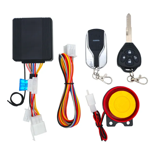 Sistema De Alarma Antirrobo Inalambrico Para Motocicleta