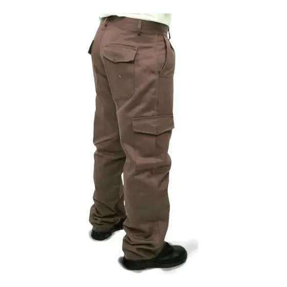 Pantalón Cargo De Trabajo Gabardina Reforzado